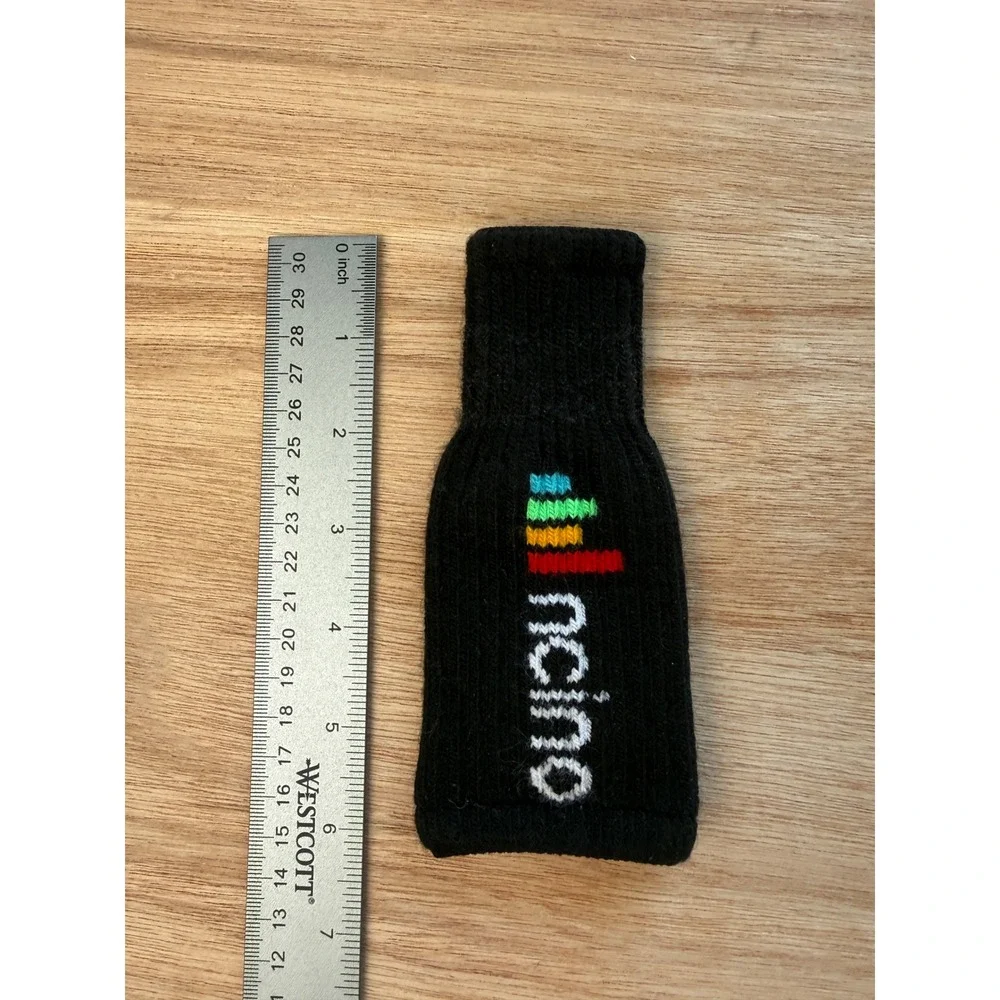 FREAKER nCino Bottle Insulator Sleeve Unisex Black Knit Logo One Size